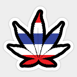 United Kingdom Pot Leaf Sticker